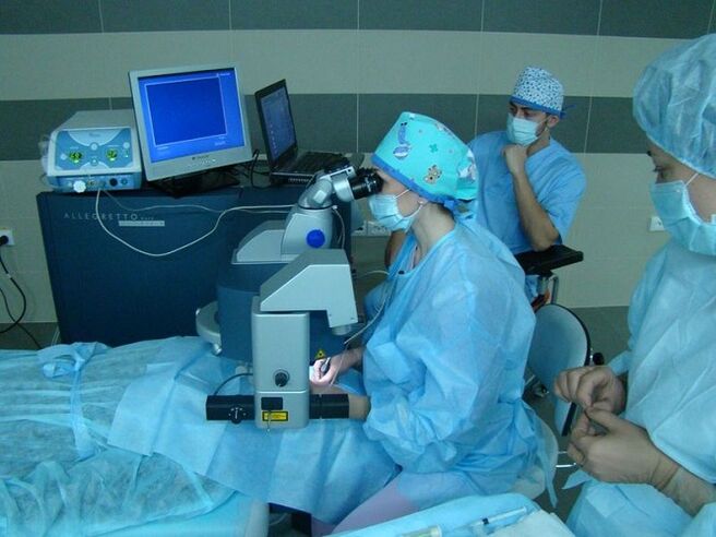Chirurgie zur Wiederherstellung des Sehvermögens